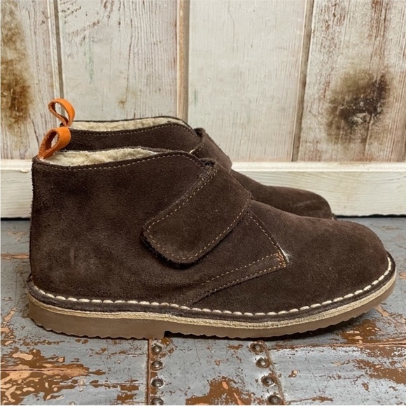 Boden Boys Desert Suede Boots Chocolate - Picture 6 of 11